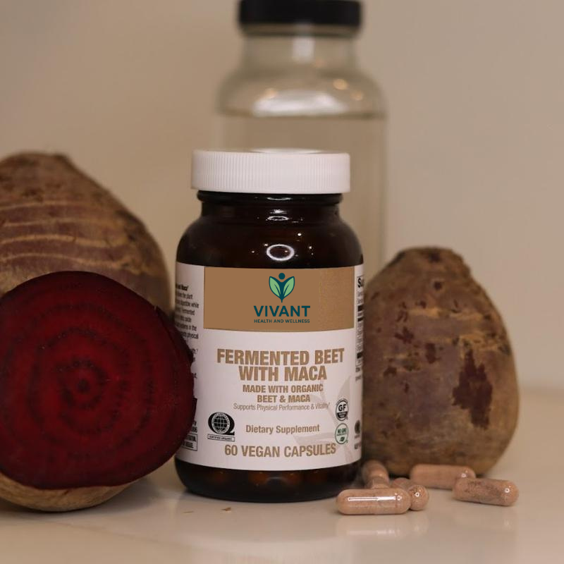 Vivant Health and Wellness™ Men's Beet and Maca Capsules, 30 Count