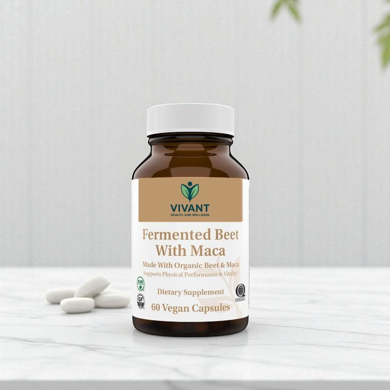 Vivant Health and Wellness™ Fermented Beet Root and Maca, 60 Count