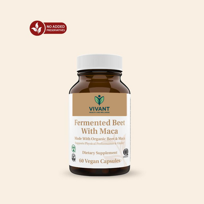 Vivant Health and Wellness™ Fermented Beet Root and Maca, 60 Count