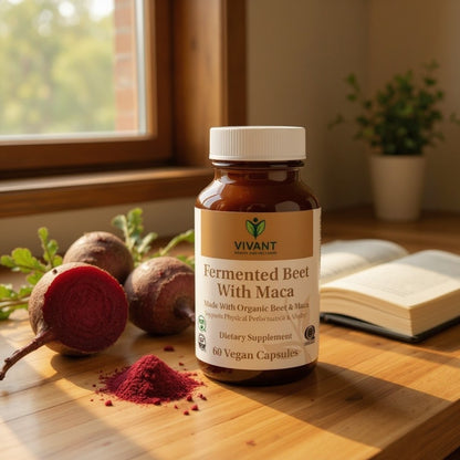 Vivant Health and Wellness™ Fermented Beet Root and Maca, 60 Count