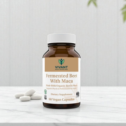 Vivant Health and Wellness™ Fermented Beet Root and Maca, 60 Count